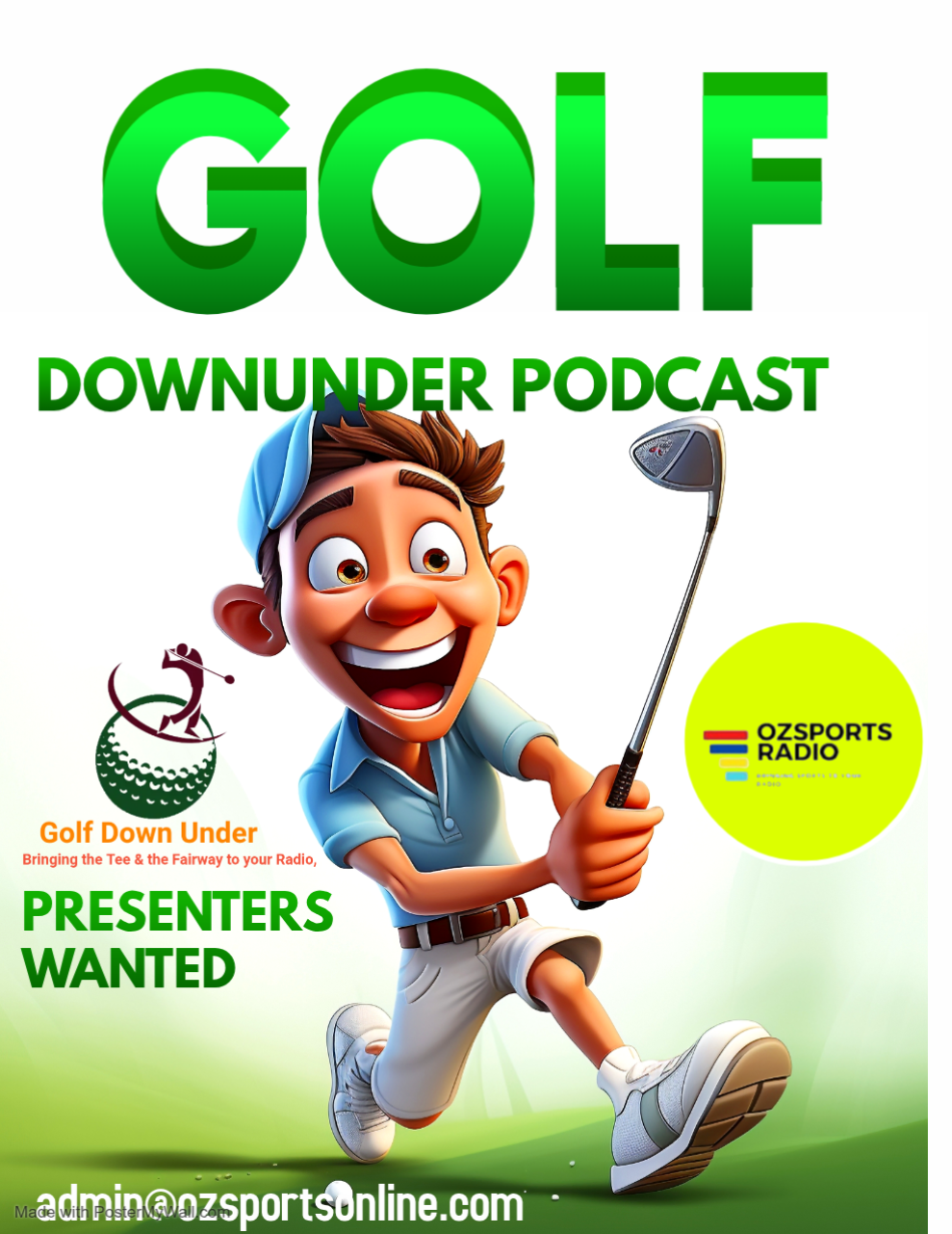 Calling for Two South Australian Golfers to Host a Weekly Podcast